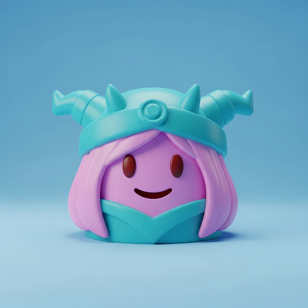 Cartoonish Character Render
