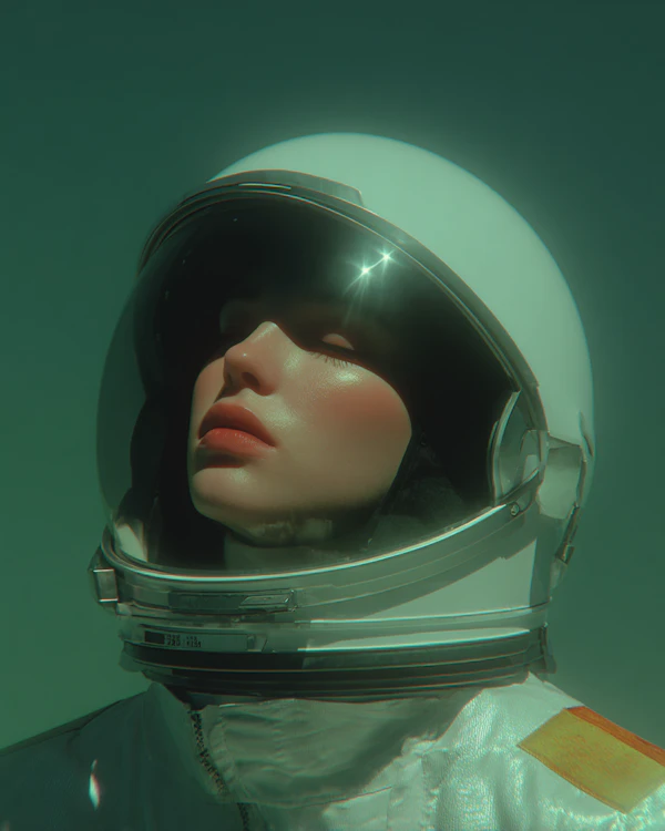 Astronaut Close-Up