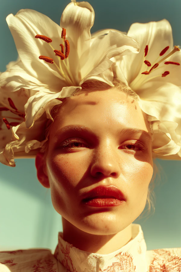 Floral Portrait Harmony