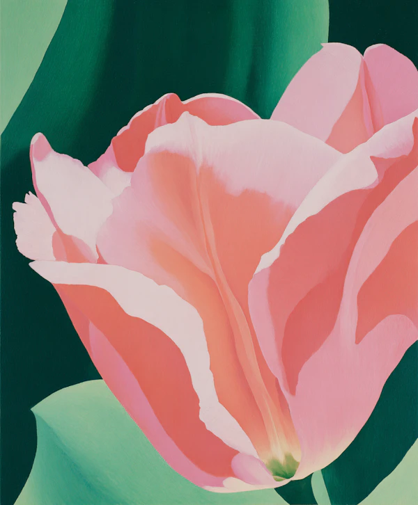 Pastel Floral Painting