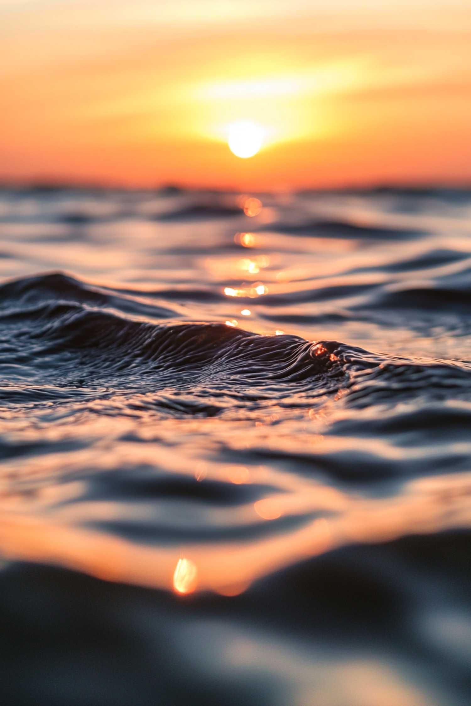 Serene Seascape at Sunset