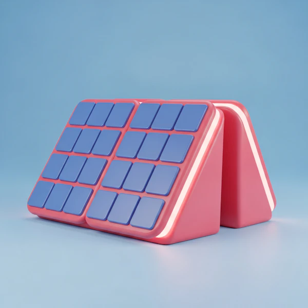 Glossy Triangular Design