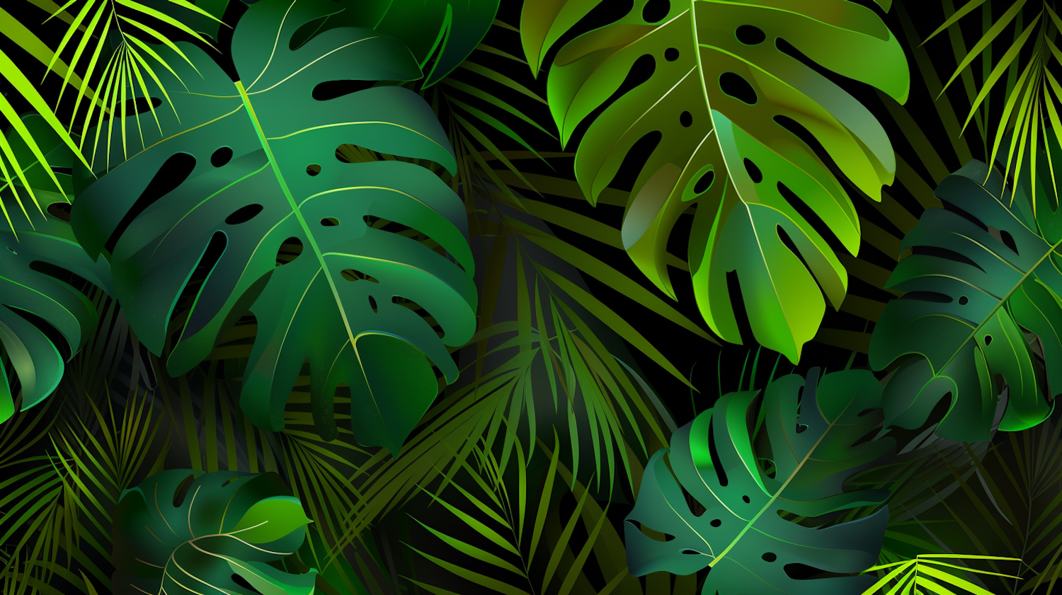 Tropical Leaf Arrangement