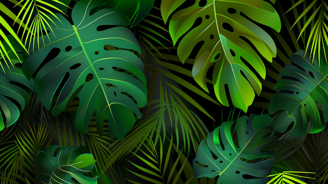 Tropical Leaf Arrangement