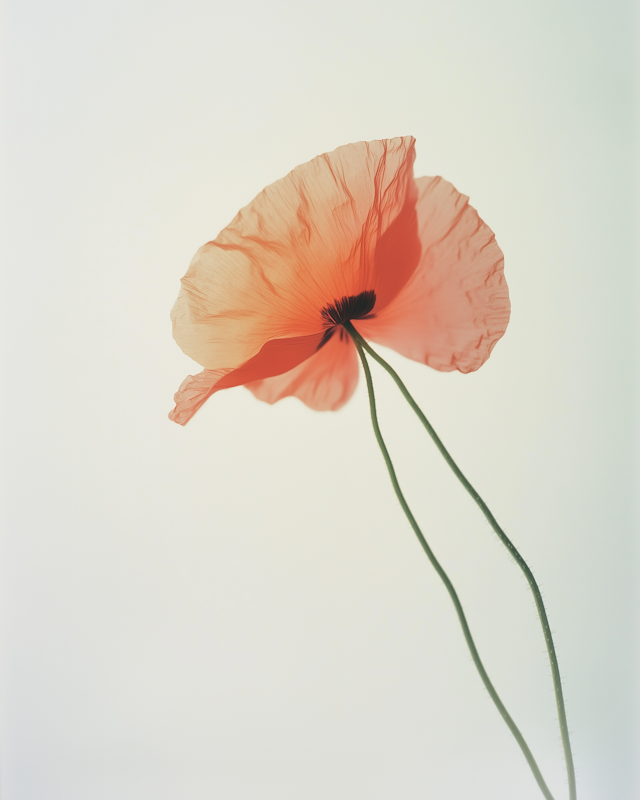 Delicate Poppy Flower