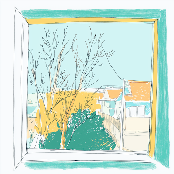 Serene Window View