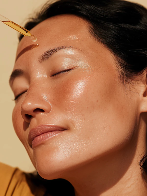 Skincare Serum Application