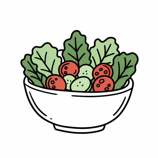 Colorful Salad Bowl