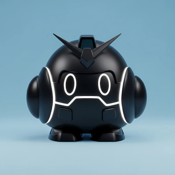 Cute Futuristic Robot