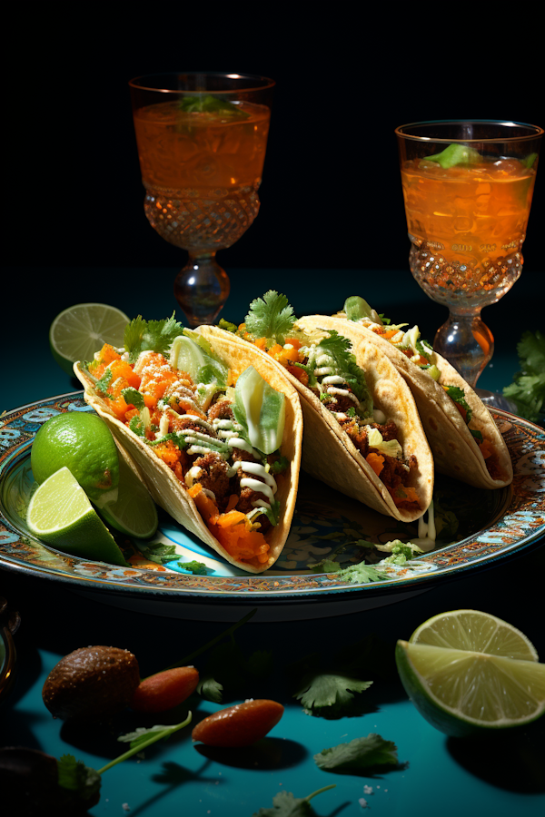 Festive Fiesta Tacos Plate