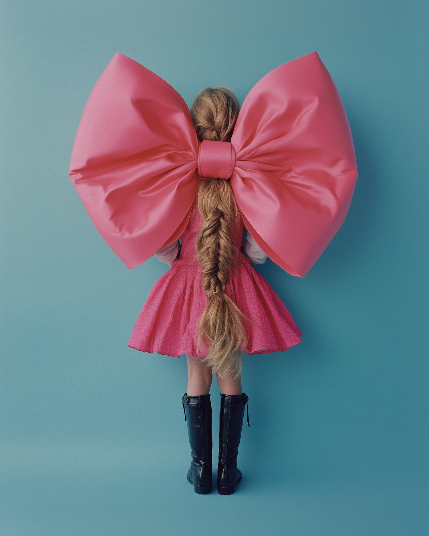 Girl with Pink Bow