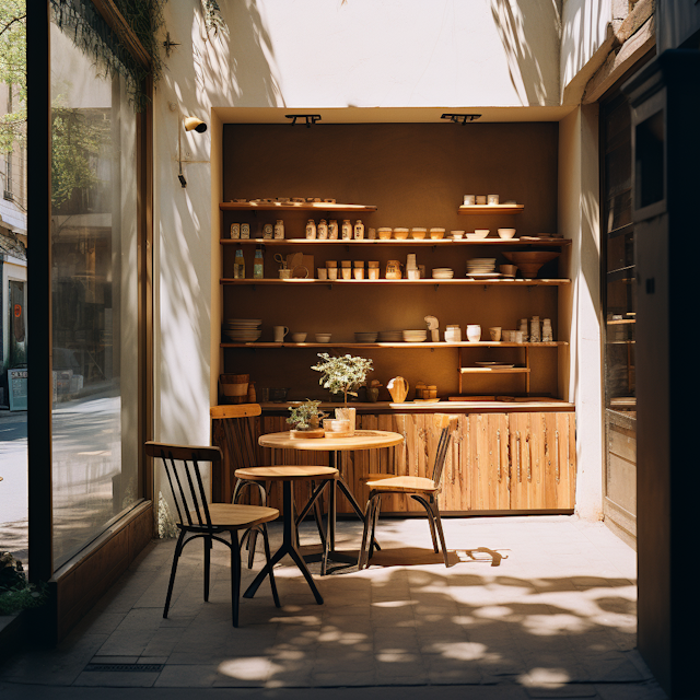 Sunlit Serenity Café