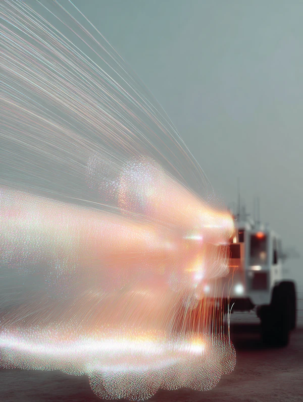 Futuristic Vehicle Scene