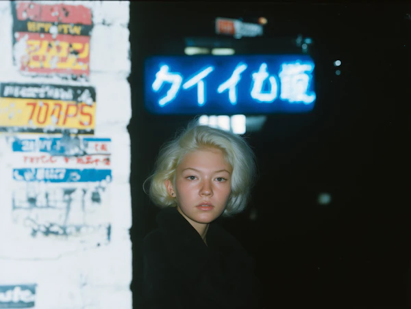 Urban Neon Portrait