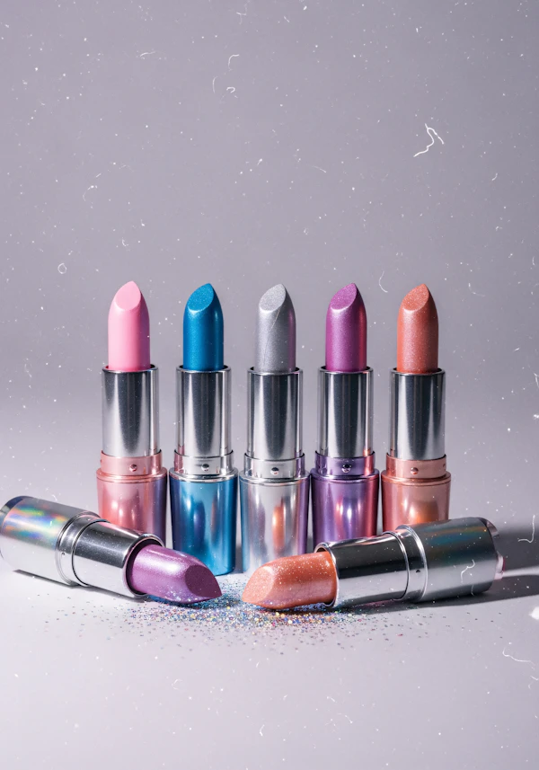 Vibrant Lipstick Display