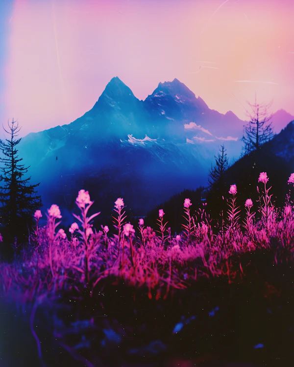 Surreal Landscape Scene