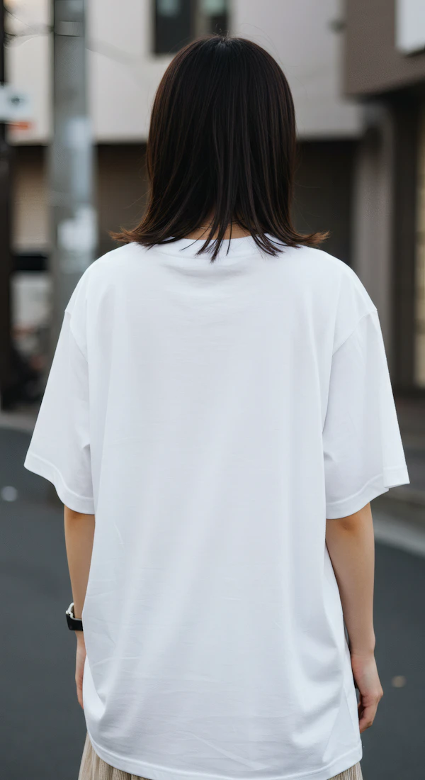 Person in White T-Shirt