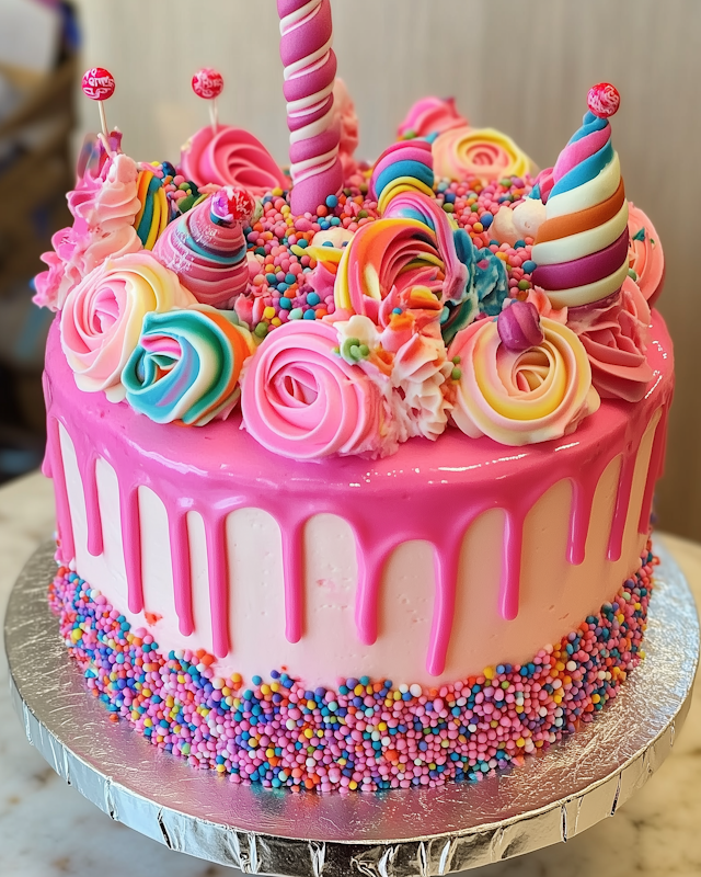 Vibrant Celebration Cake