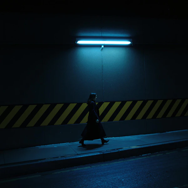 Moody Urban Night Walk