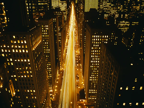 Vibrant Night Cityscape
