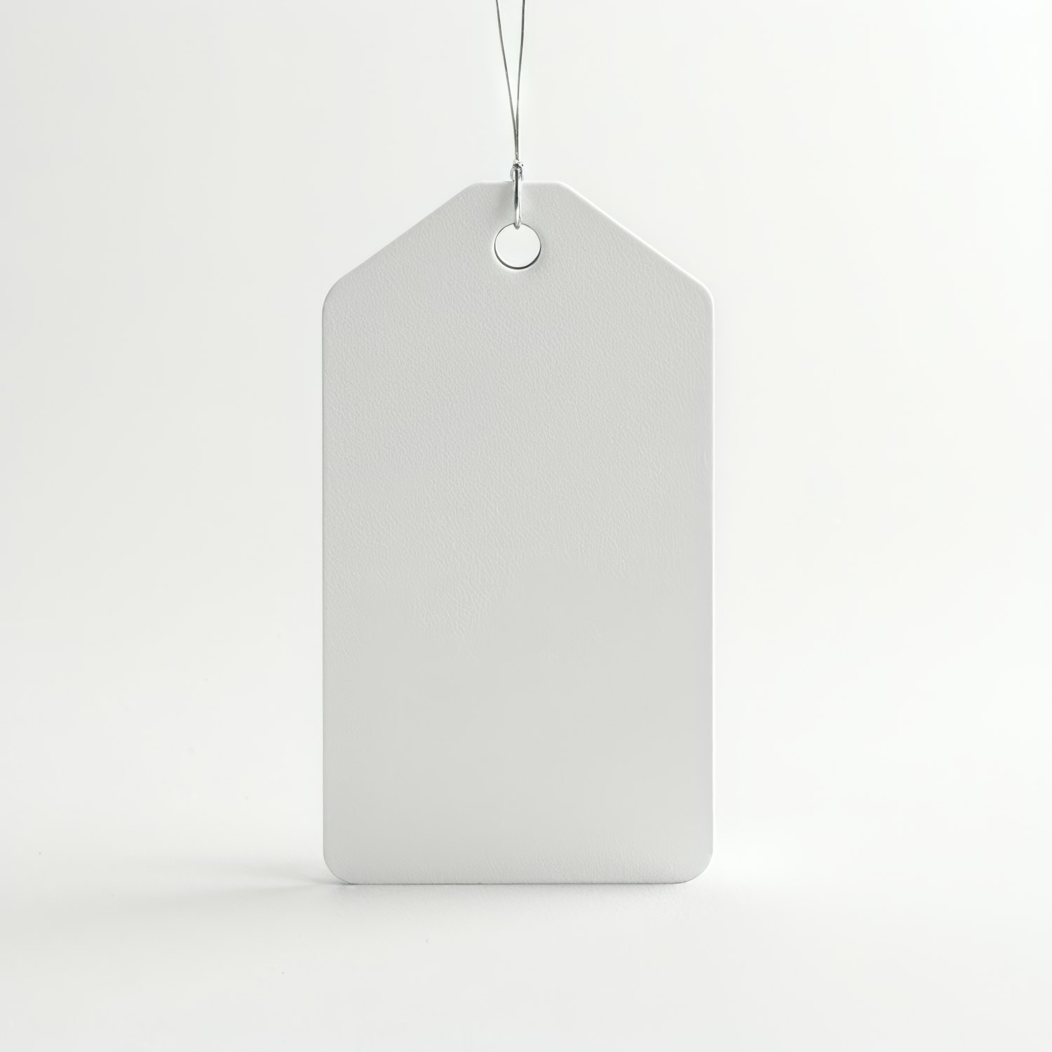 Minimalist White Tag