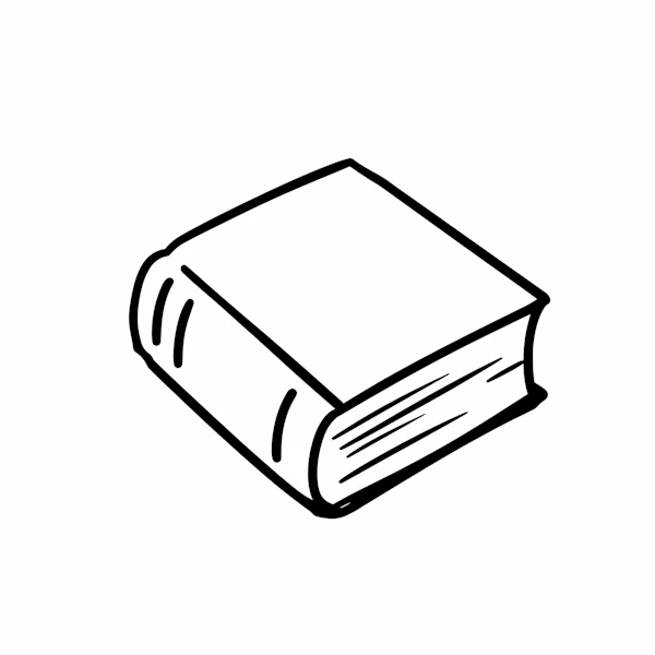 Minimalist Book Drawing