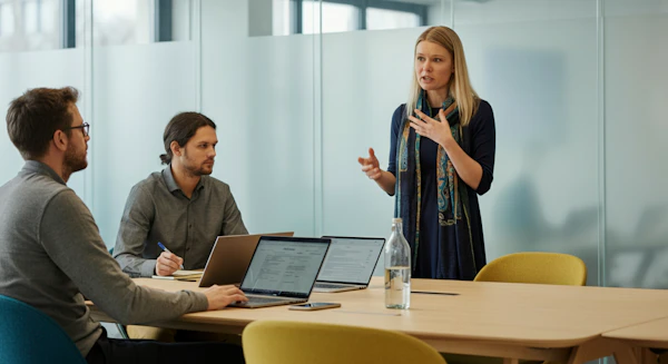 Office Meeting Scene
