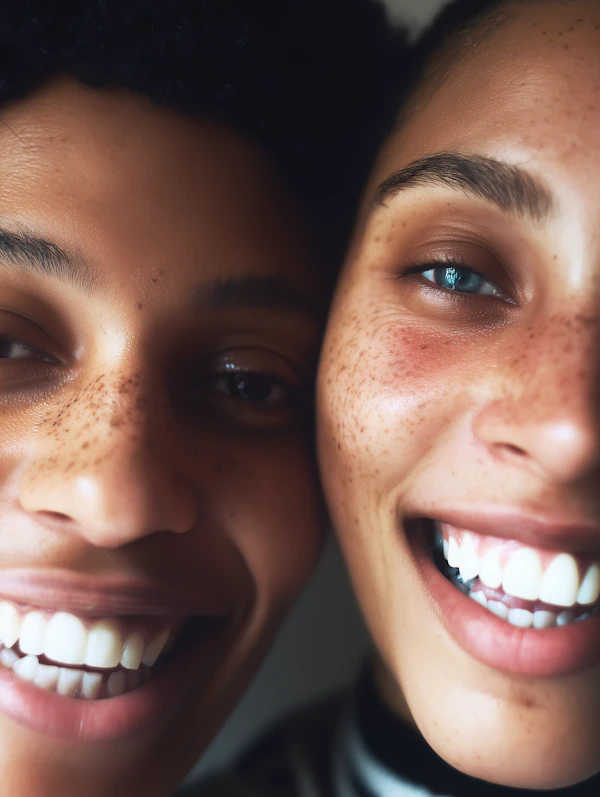 Smiling Duo Portrait