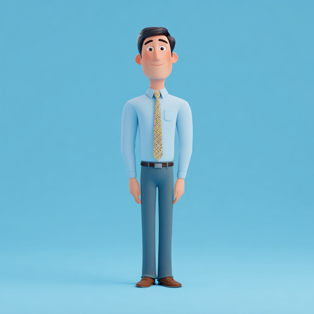 Cartoon Man Illustration