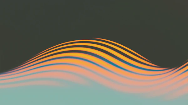 Glowing Abstract Waves
