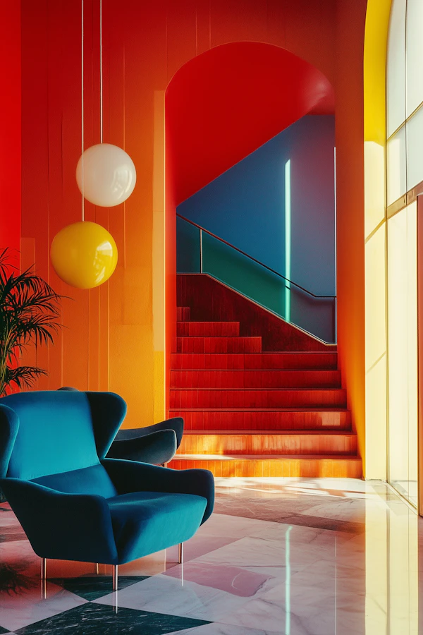 Vibrant Interior Space