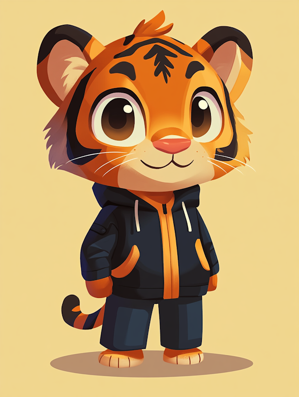 Cartoon Tiger Character