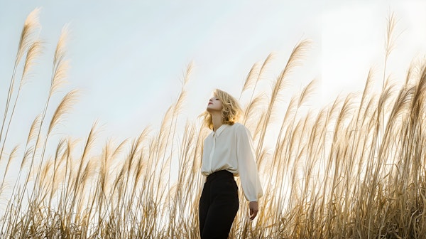 Serene Contemplation in Nature