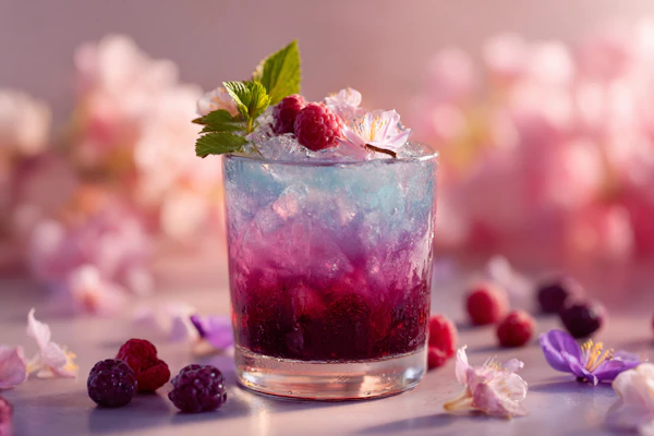 Vibrant Cocktail Display