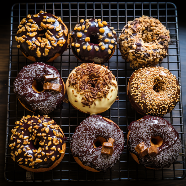 Assorted Gourmet Doughnut Collection