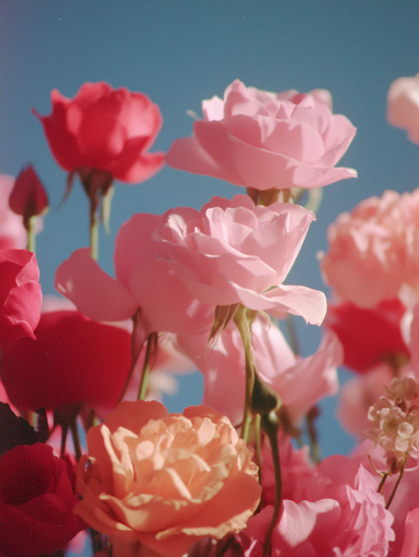 Vibrant Rose Display