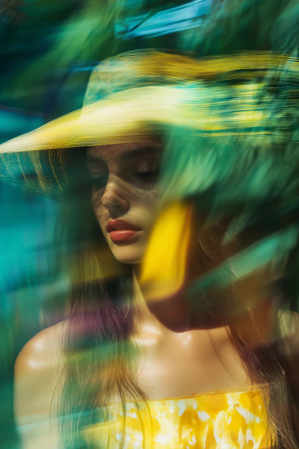 Dreamy Woman Portrait