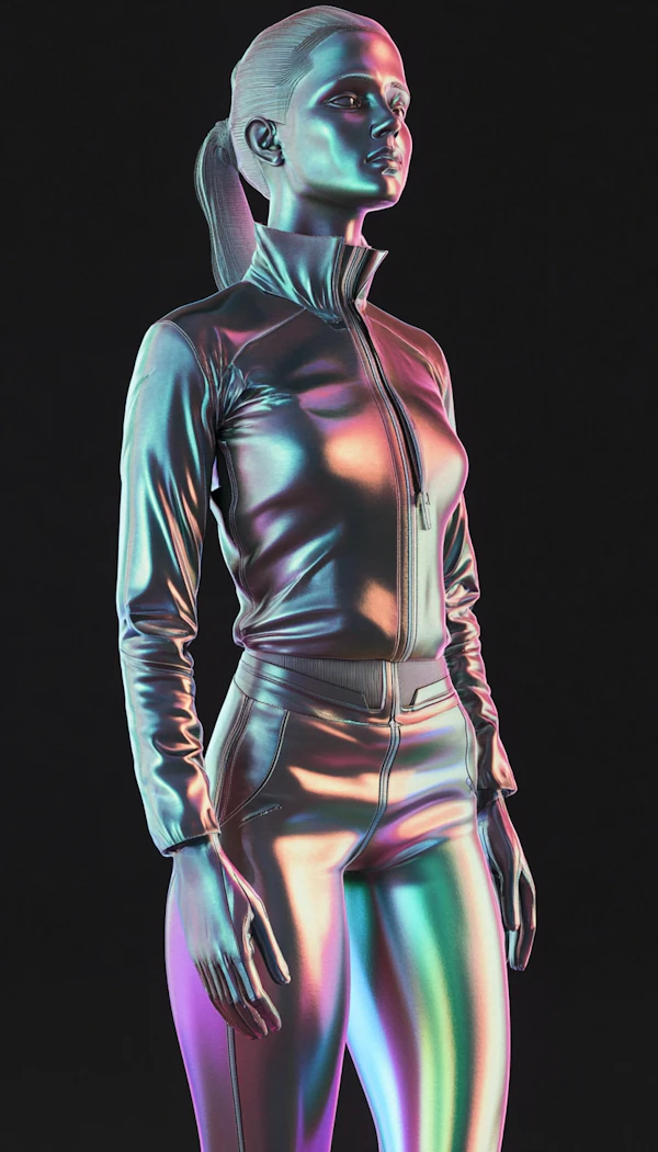 Futuristic Metallic Fashion