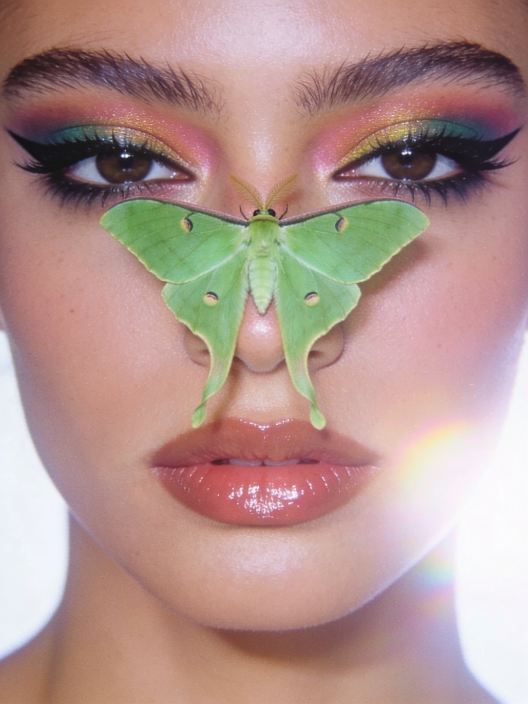 Ethereal Moth Portrait Photo on Lummi