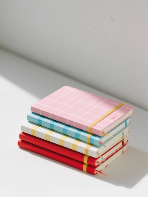 Colorful Notebooks Stack