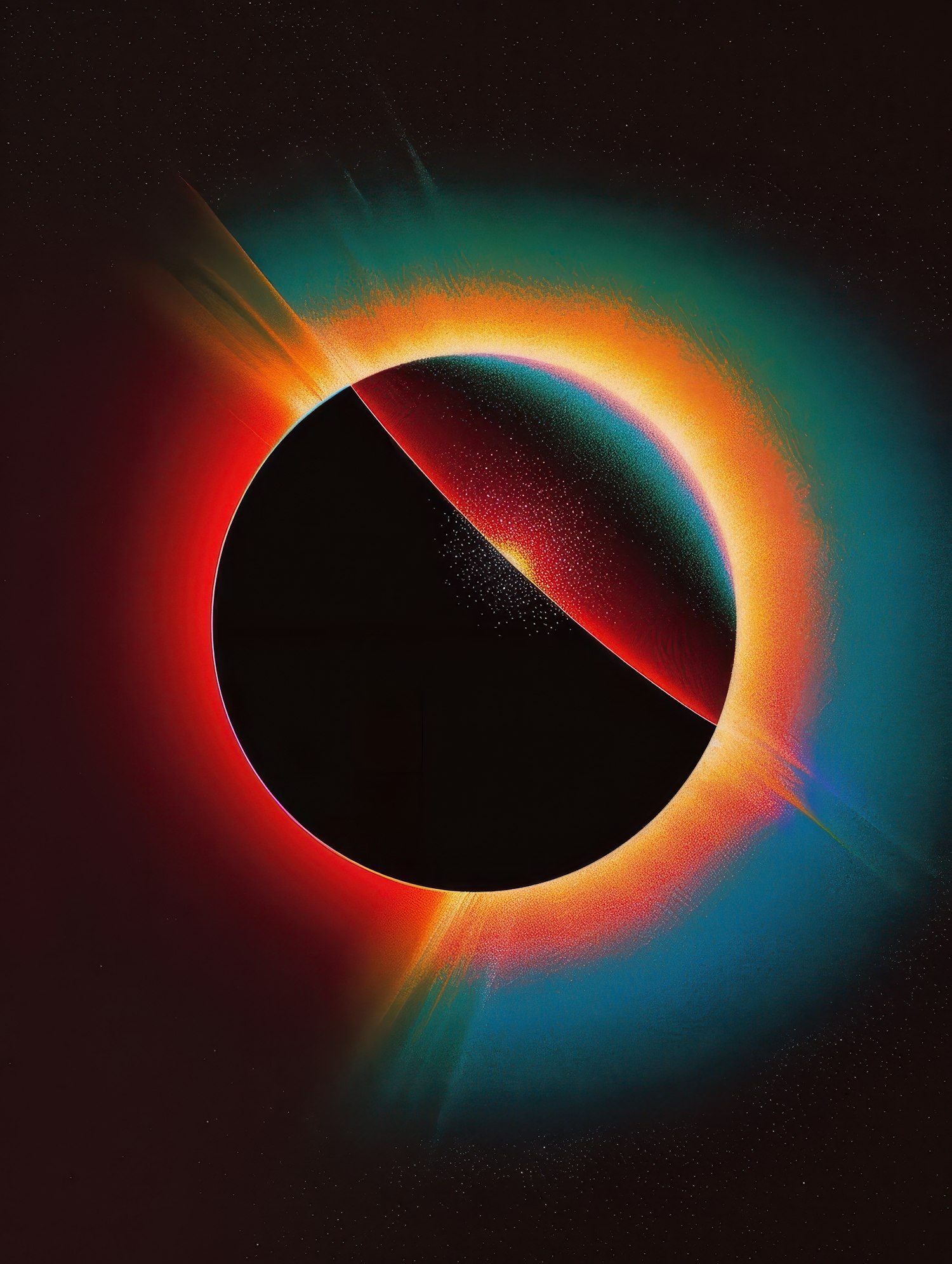 Abstract Solar Eclipse Design