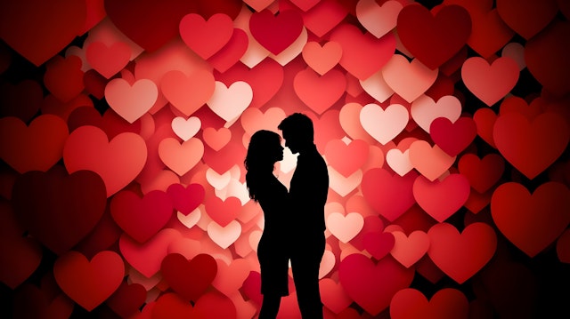 Romantic Silhouette Art