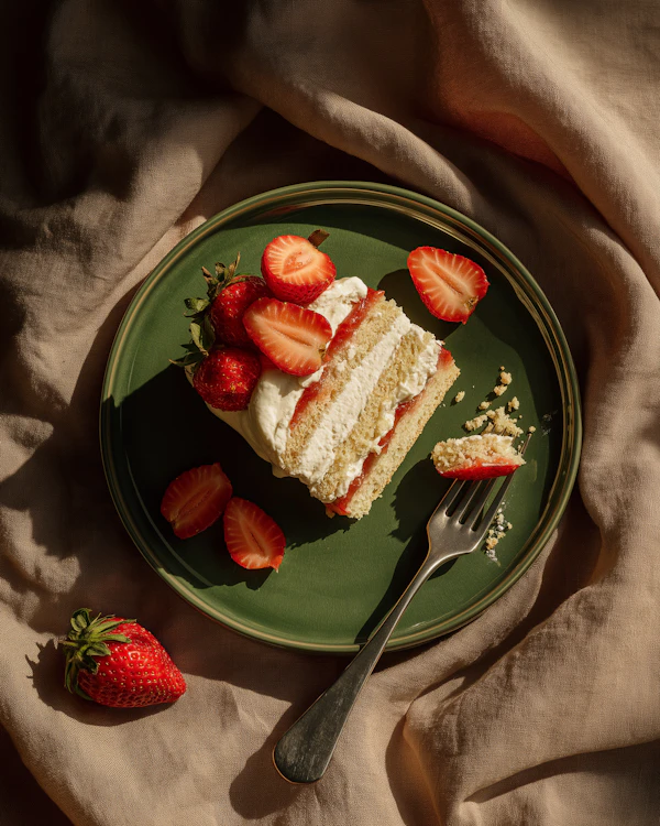Strawberry Shortcake Slice