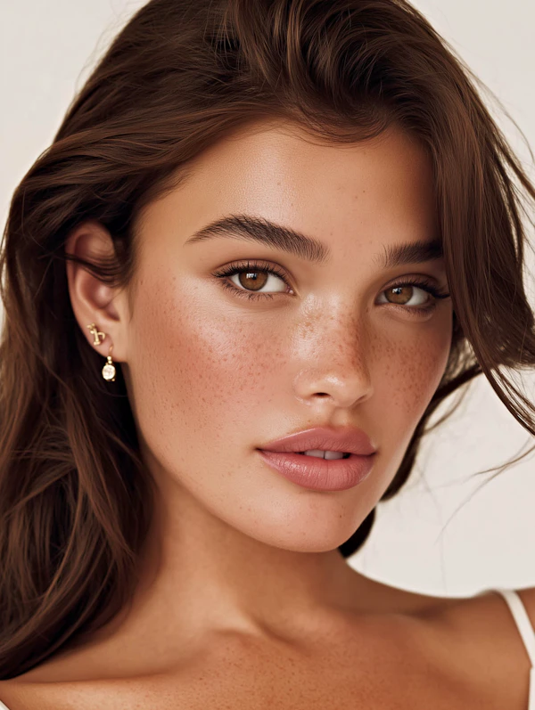 Freckled Beauty Portrait