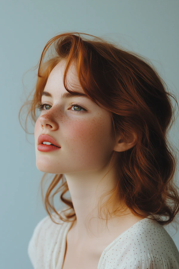 Portrait of a Young Woman with Red Hair