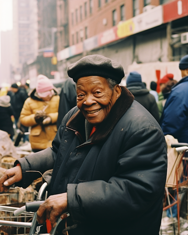 Urban Resilience: The Joyful Elder with a Beret