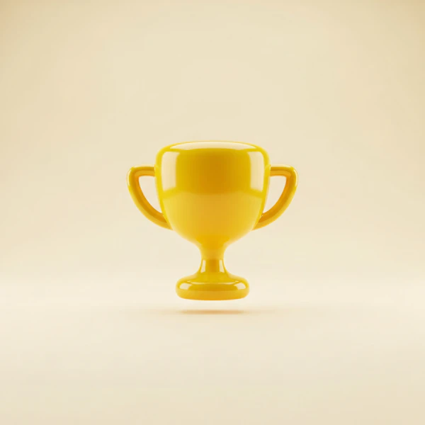 Golden Trophy Display