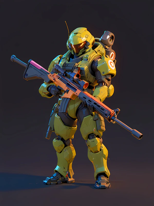 Futuristic Soldier Armor