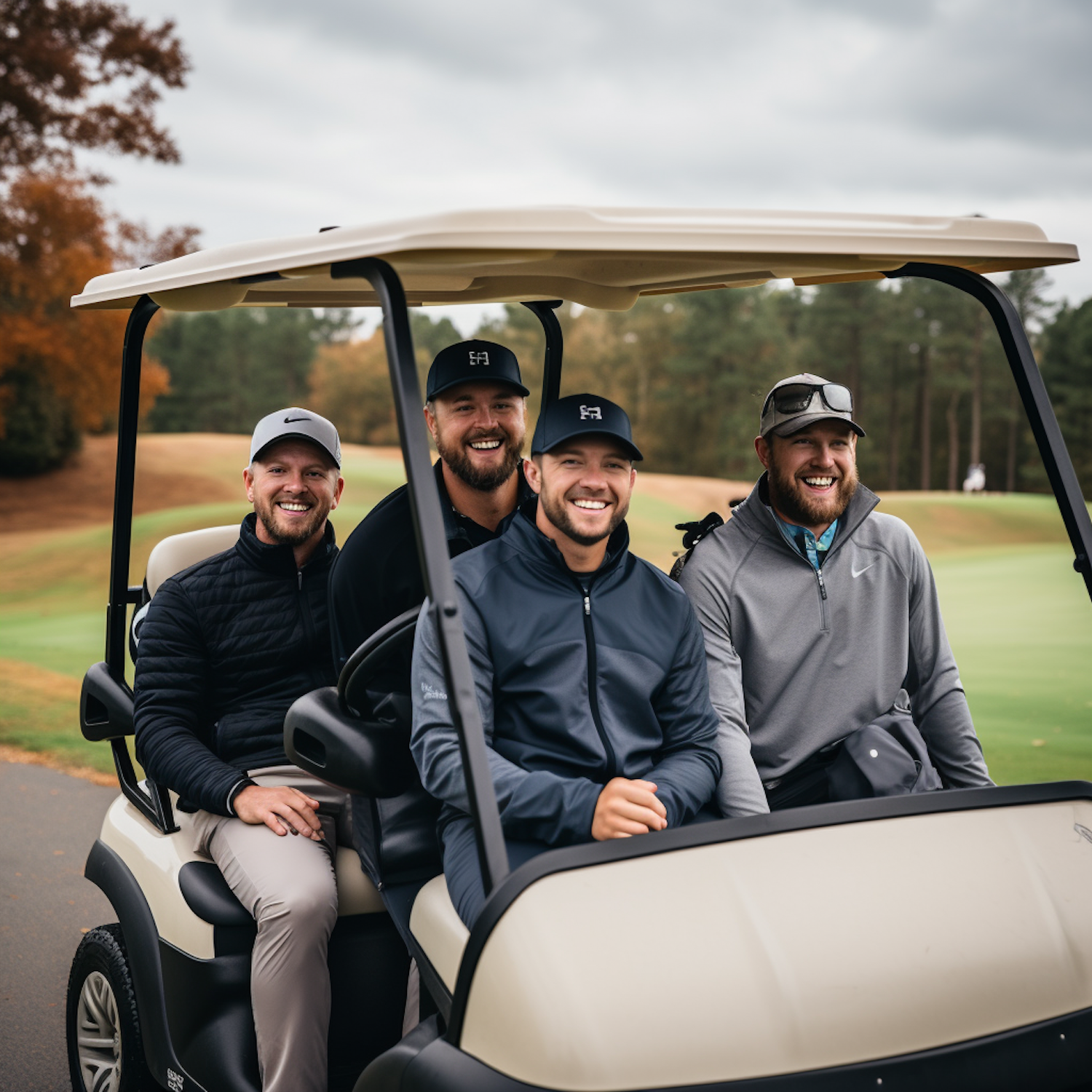 Golf Buddies in Casual Attire