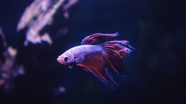 Vibrant Betta Fish